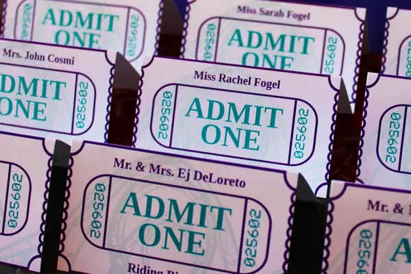 Ticket Place Cards
