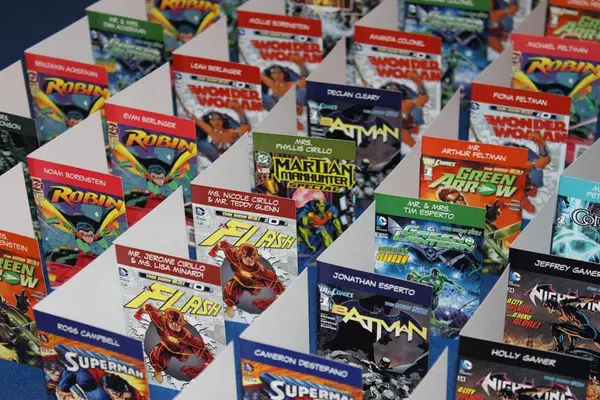 Comic Book Place Cards