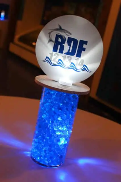 Shark Logo Centerpiece