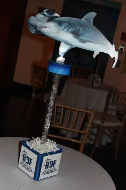 Shark Themed Centerpiece