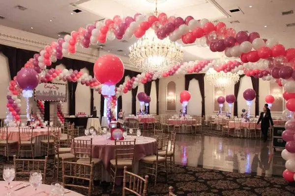 Pink and Lavender Balloon Wrap
