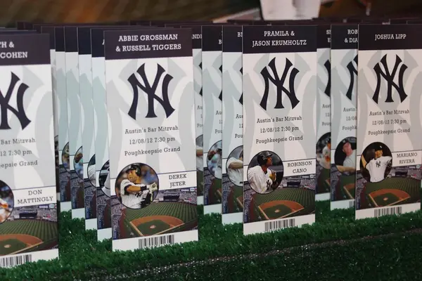 Yankee Ticket Place Cards