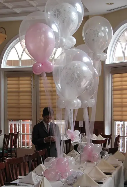 Communion Balloon Centerpiece
