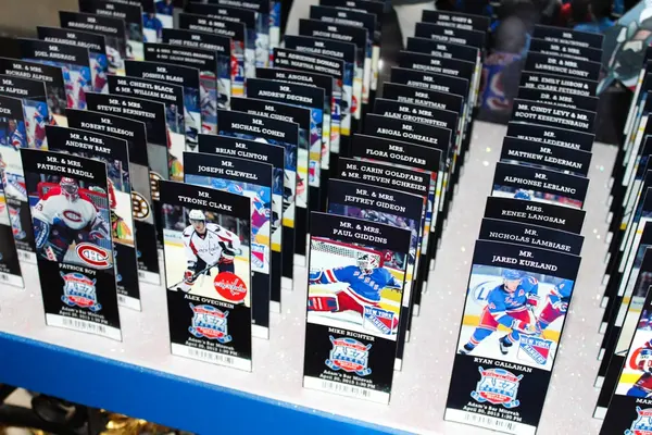 Hockey Ticket Place Cards