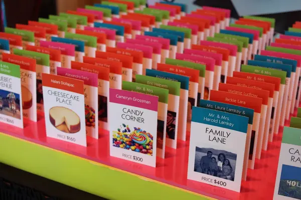 Monopoly Card Place Cards
