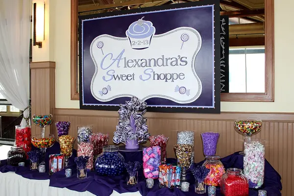 Sweet 16 Candy Bar Setup
