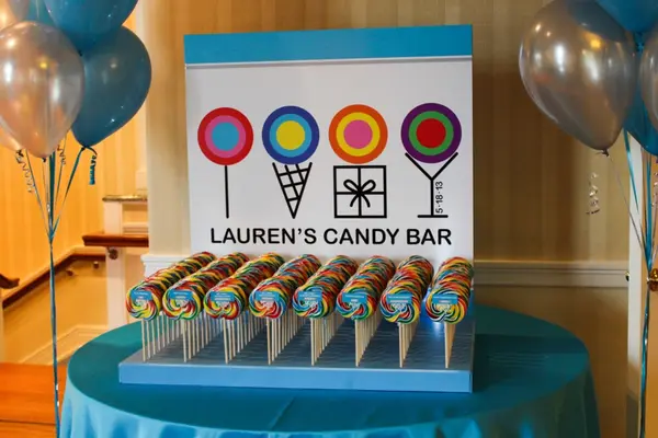 Candy Seating Card Display