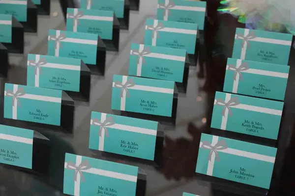 Tiffany Place Cards
