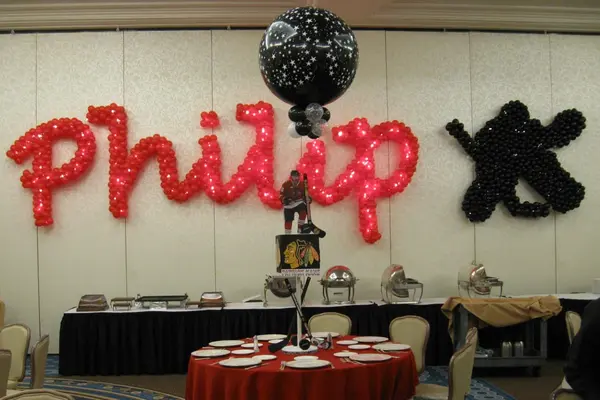 Hockey Balloon Sculpture
