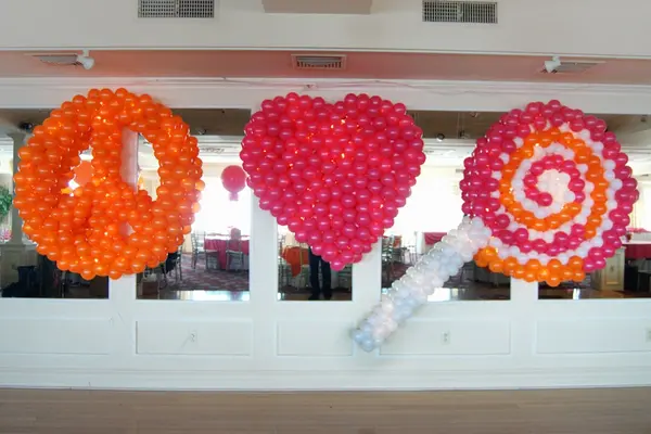 Peace Love Candy Balloon Sculpture
