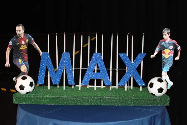 Soccer Themed Candle Lighting