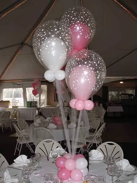 Balloons in Balloons Centerpiece