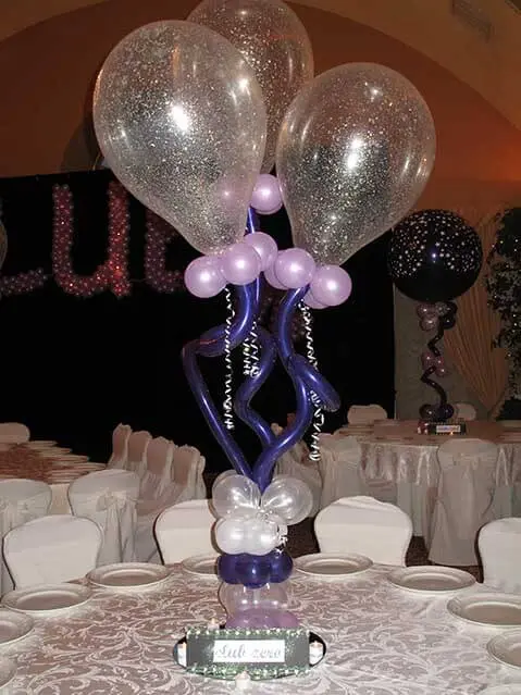 Sparkle Balloon Centerpiece
