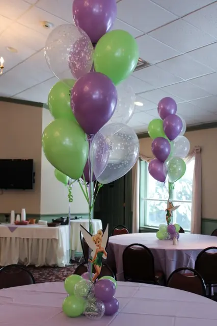 Tinkerbell Balloon Centerpiece
