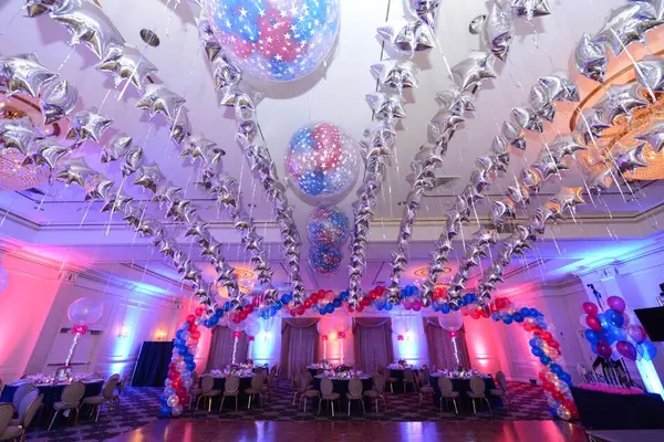 Balloon Canopy Wrap Around Dance Floor