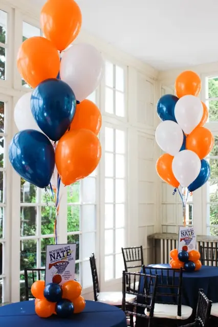 Basketball Balloon Centerpiece