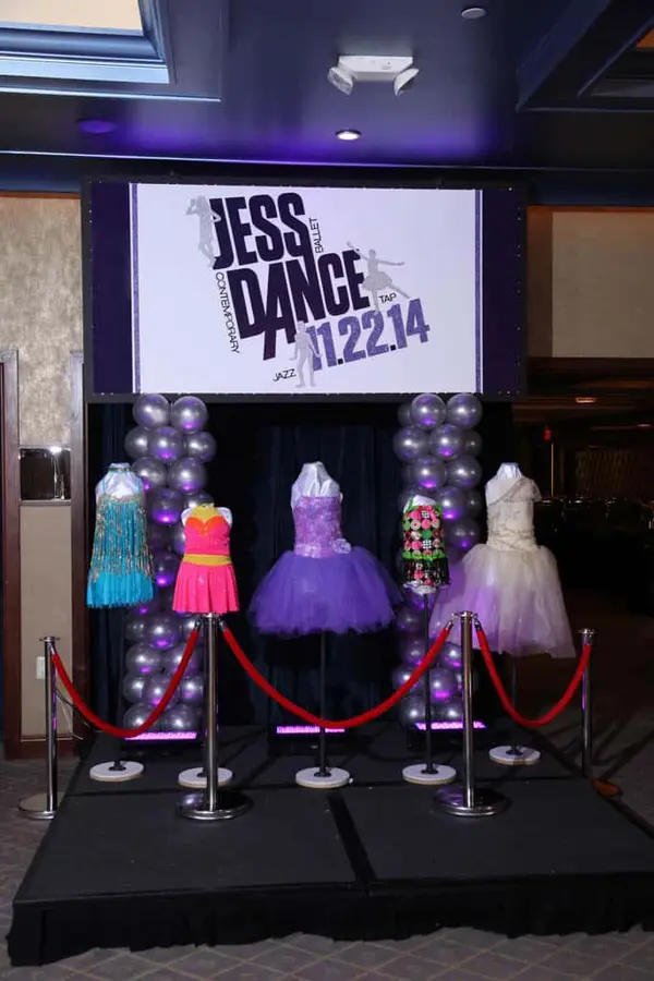 Dance Themed Backdrop