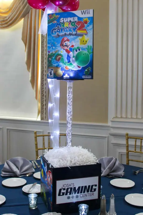 Super Mario Themed Centerpiece