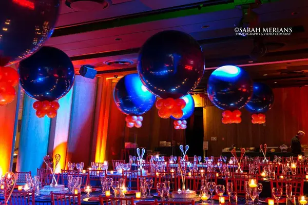Orange Uplighting