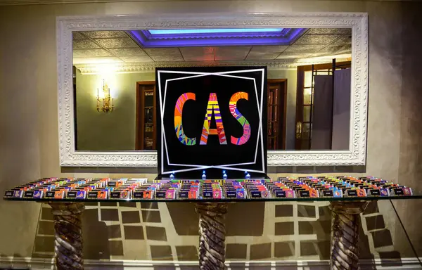Neon Seating Card Display