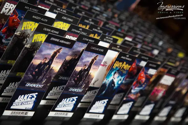 Movie Ticket Place Cards