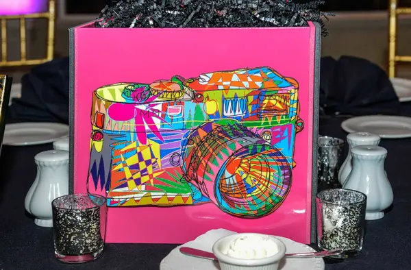 Neon Themed Centerpiece