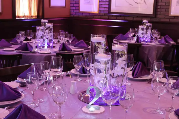 Lavender Orchid Centerpiece