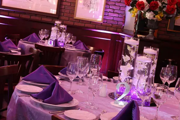 Lavender Orchid Centerpiece