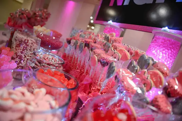 Pink Colored Candy Bar