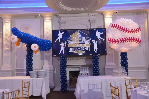 Baseball and Skateboard Balloon Sculpture