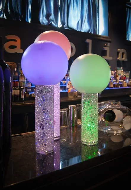Aqua Gems Bar Centerpiece
