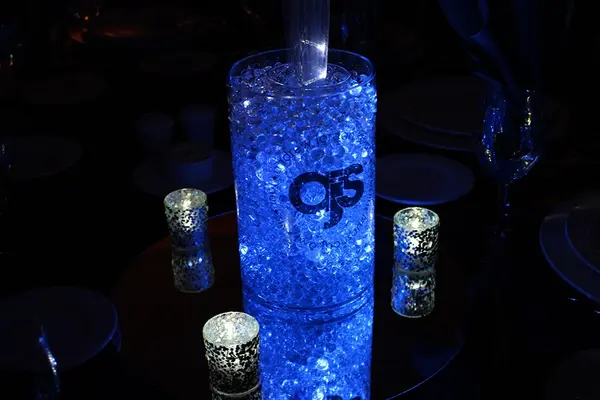 Aqua Gem Centerpiece
