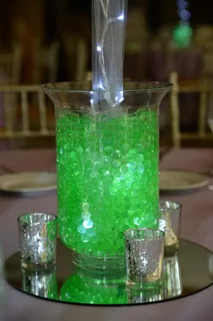 Lime Green Aqua Gems