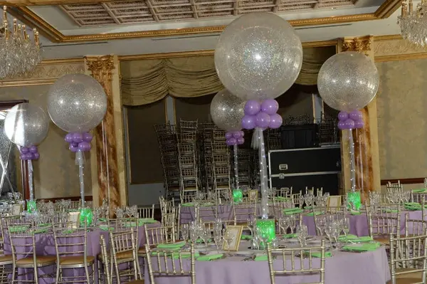 Sparkle Balloon Centerpiece