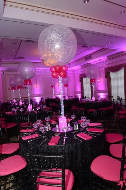 Sparkle Balloon Centerpiece