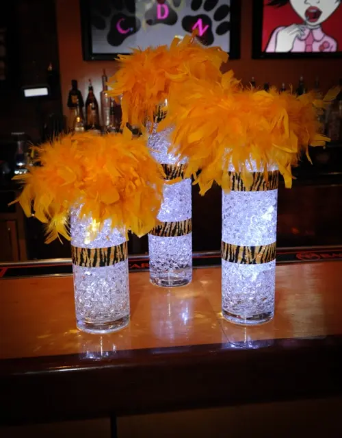 Aqua Gems Bar Centerpiece
