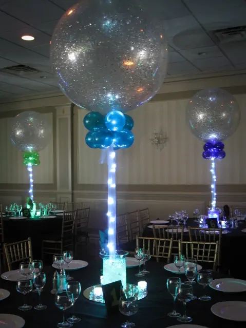 Sparkle Balloon Centerpiece