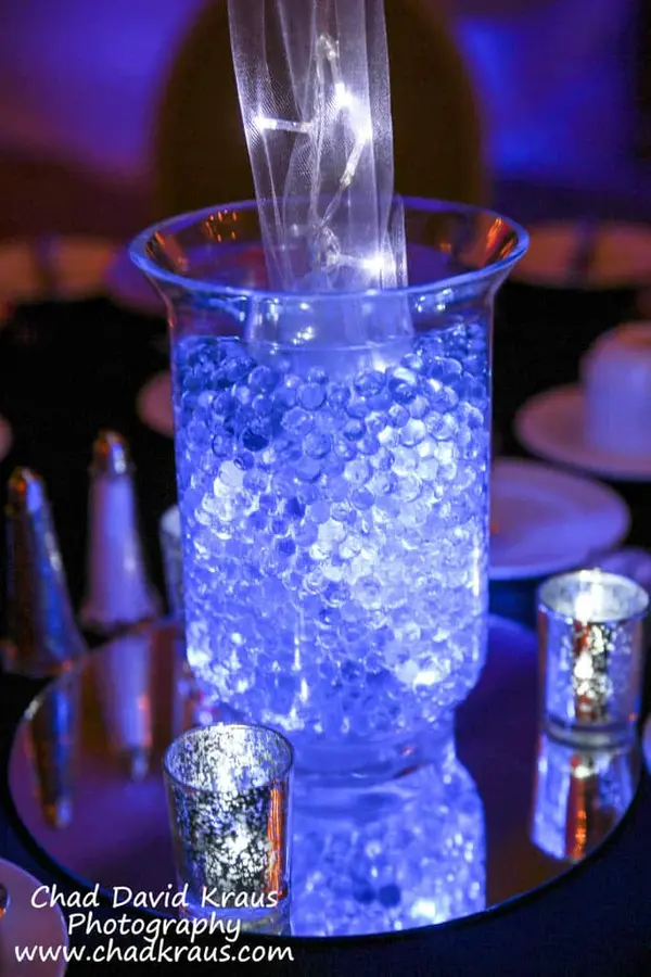 Aqua Gems Centerpiece