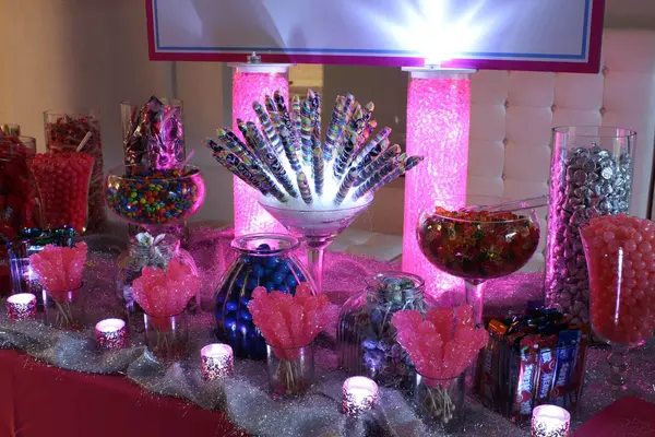 Bat Mitzvah Candy Display