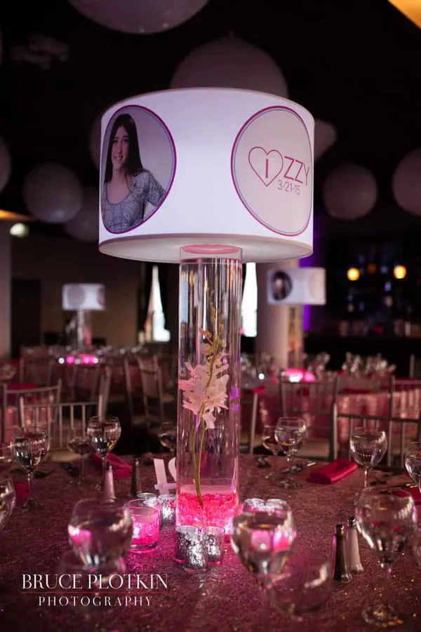 Custom Lampshade Centerpiece