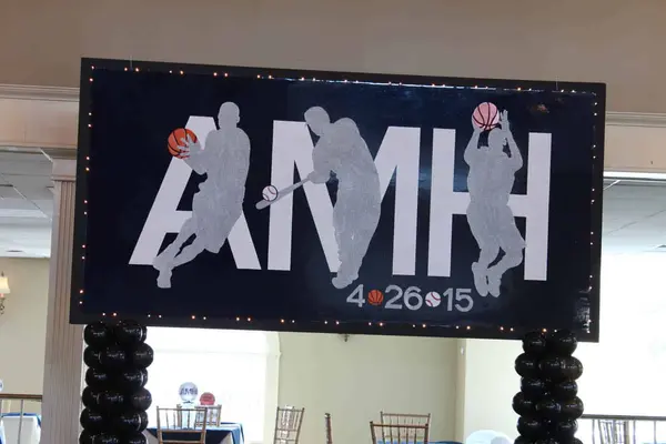 Sports Themed Logo Backdrop