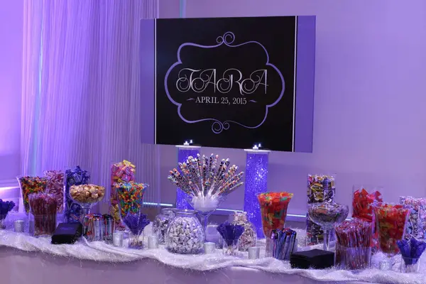 Sweet 16 Candy Bar Setup