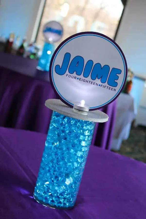 Mini Logo Centerpiece
