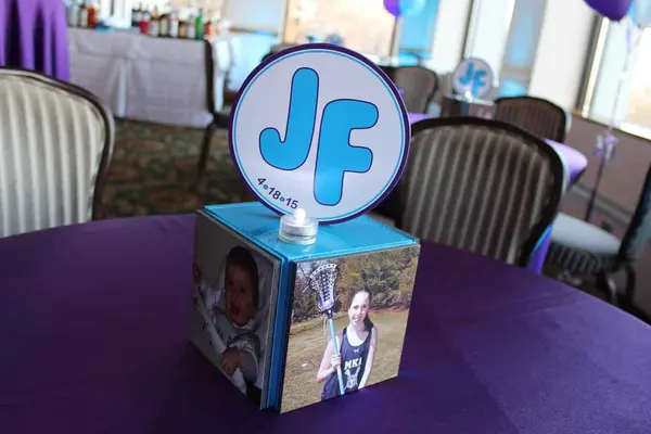 Mini Photo Cube Centerpiece