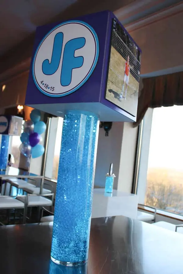 Photo Cube and LED Centerpiece