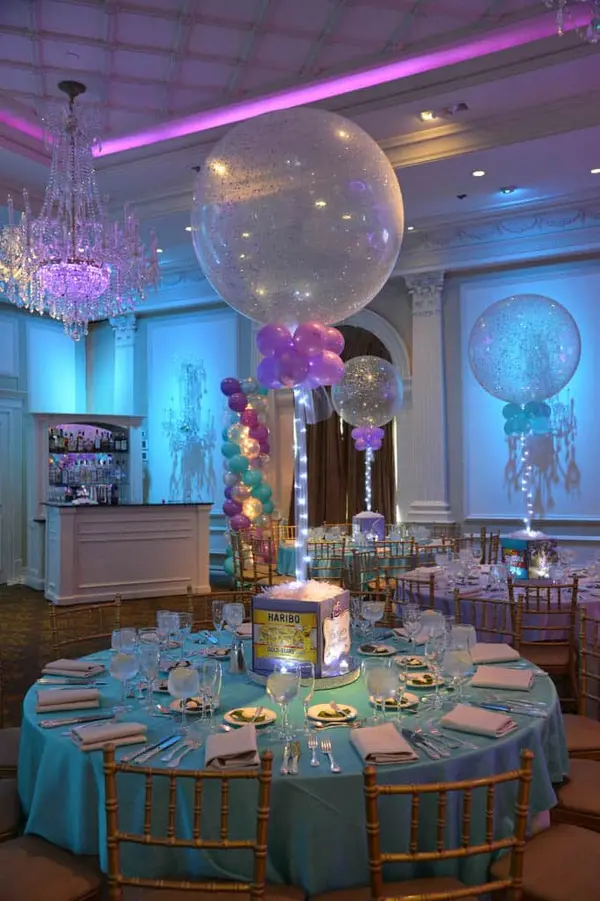 Lavender Candy Themed Centerpiece