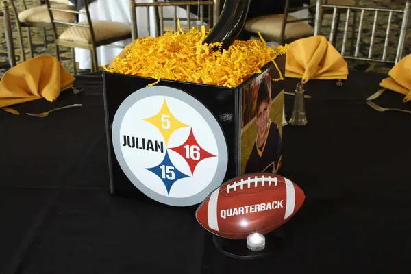 Steelers Cube Centerpiece