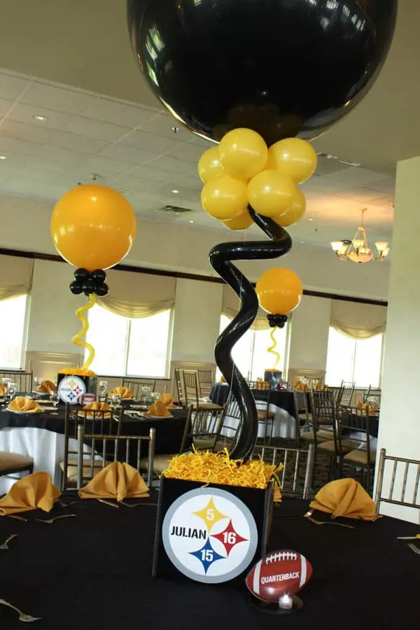 Steelers Cube Centerpieces