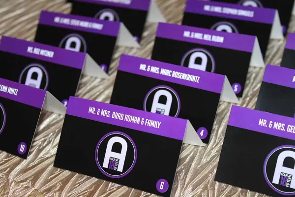 Custom Logo Place Cards