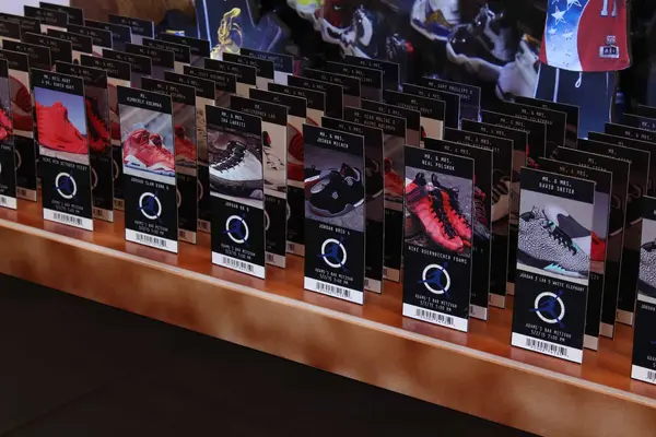 Sneaker Themed Ticket Place Cards